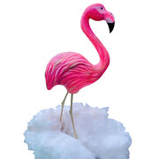 Фламинго розовый 180см