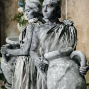 Итальянские живые статуи