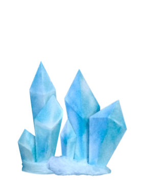 аренда декоративных кристаллов из льда на праздник в Москве