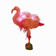Фламинго с цветами 60см